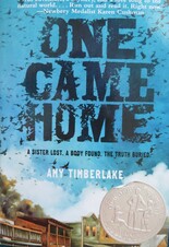 One Came Home book cover